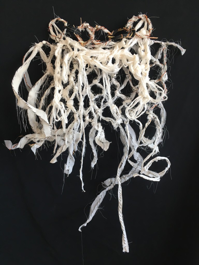 Weave a Wall to Hem Us In 2020 Fiber 36 x 20 x 10 in.